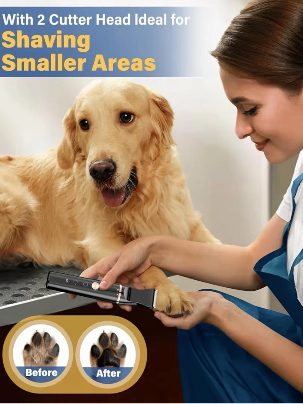 Oneisall Pet Rechargeable Hair Clipper Kit